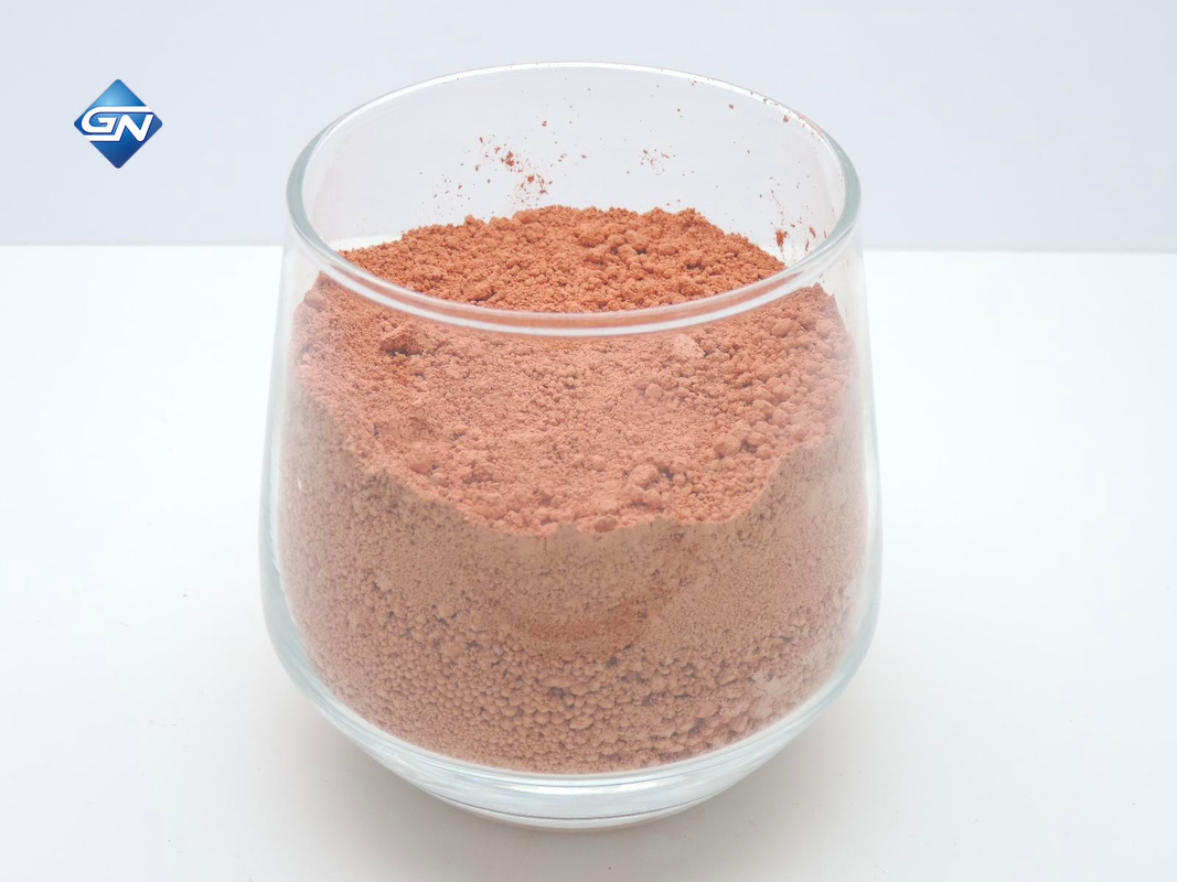 Macro Lens Edge Finished Beveled Glass Polish Powder Κόκκινο Καφέ Χρώμα